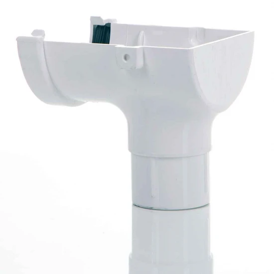 Stopend Outlet - 76mm Miniflo - White