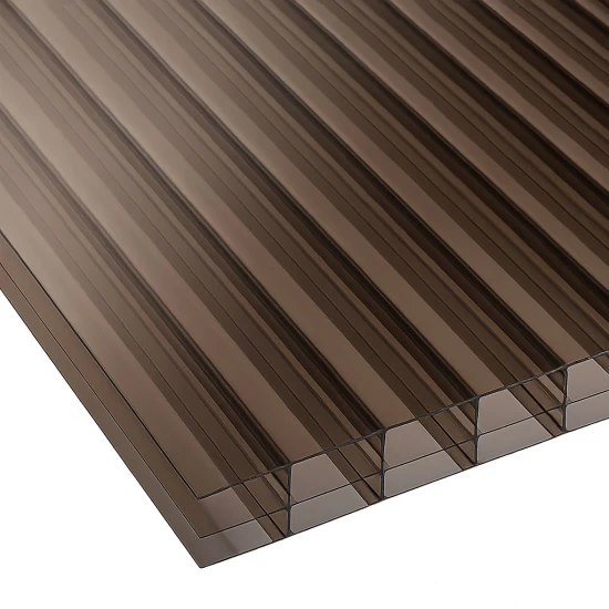 16mm Triple Wall Polycarbonate/ Bronze Sheets For Roofing 