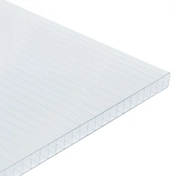 Clear Polycarbonate/ Roof Sheet 25mm Five Wall - All Sizes