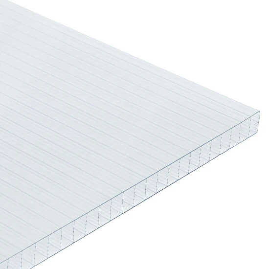 Clear Polycarbonate/ Roof Sheet 25mm Five Wall - All Sizes