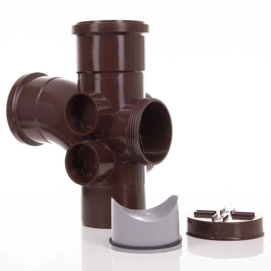 110mm Brown Soil Pipe Access Branch - ST410BR 110mm Brown Soil Pipe Access Branch - ST410BR