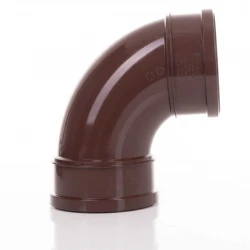 110mm Brown Soil Pipe 90º Bend - SB409BR 110mm Brown Soil Pipe 90º Bend - SB409BR