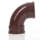 110mm Brown Soil Pipe 90º Bend - SB409BR