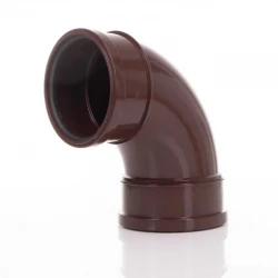 110mm Brown Soil Pipe 90º Bend - SB409BR
