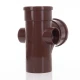 110mm Soil Branch 90 Degree Brown Polypipe  - ST401BR