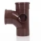 110mm Soil Branch 90 Degree Brown Polypipe  - ST401BR