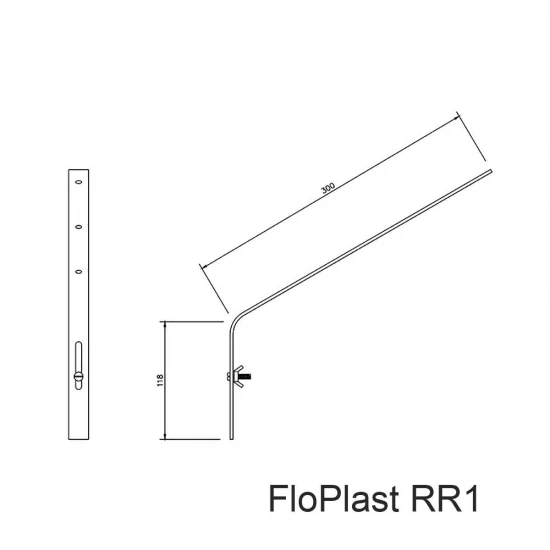 Top Rafter Gutter Brackets Floplast RR1 Top Rafter Gutter Brackets Floplast RR1