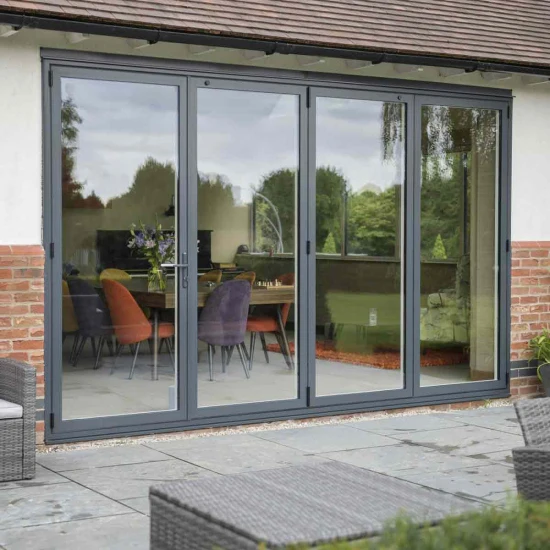 Aluminium 4 Pane Bifold Door