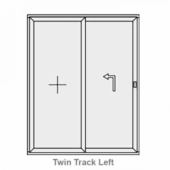 Aluminium Sliding Patio Doors Twin Track Min 1.6 Max 4.0m