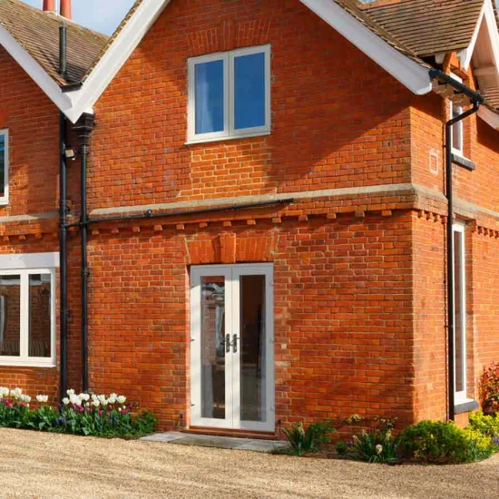 Aluminium French Doors Grey or White - Price Inc VAT
