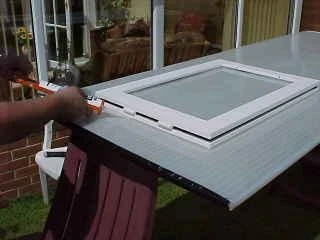 Sealing Conservatory Roof Vents Polycarbonate sealant for roof vents