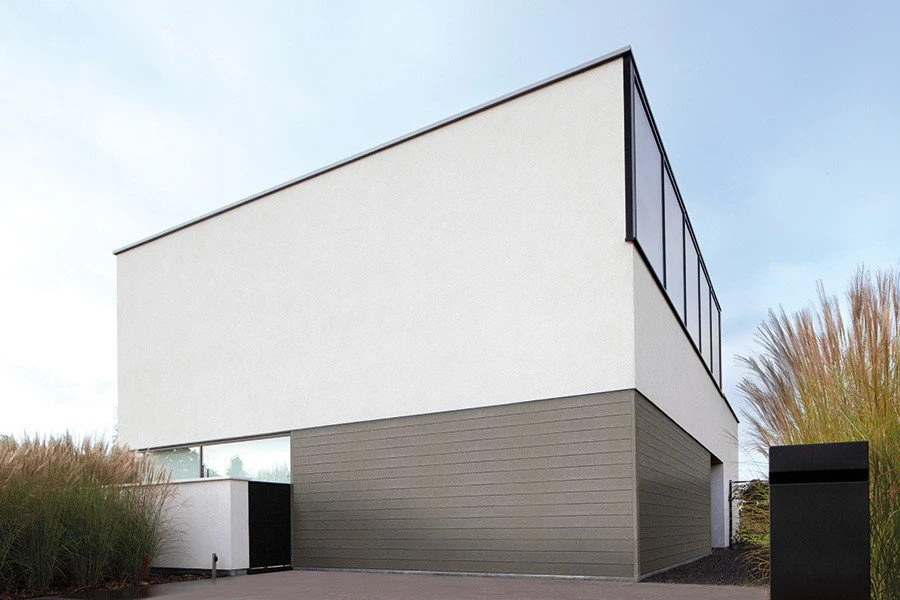 Graphite grey natural wall cladding from Durasid