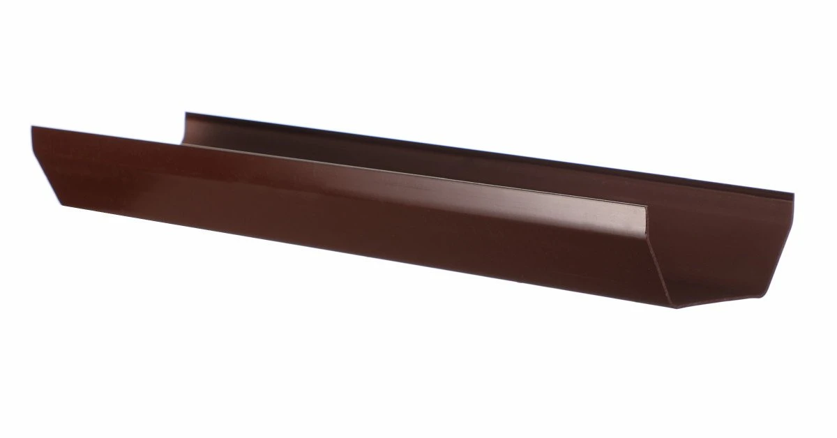 4m square line brown gutter lengths