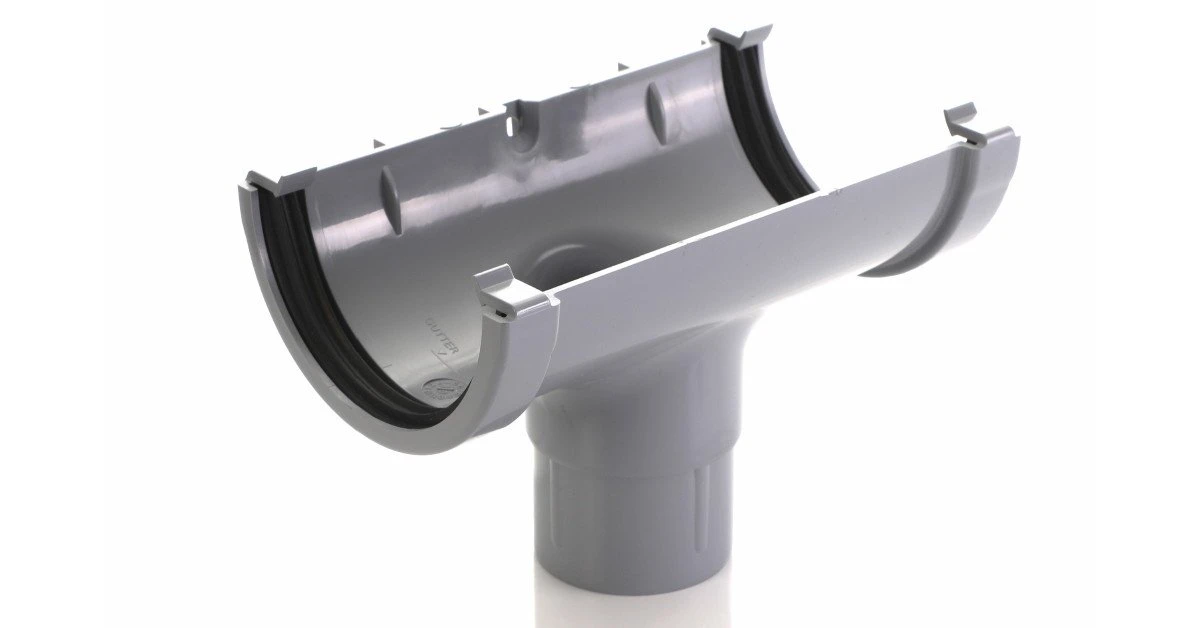 Grey Mini Guttering Floplast Mini Guttering