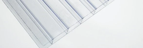 Polycarbonate heet triple wall 16mm clear has three layers