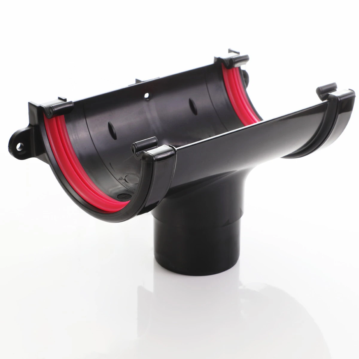 Half round u shaped gutter to catch rain water from a roof 112mm wide for normal sized homes