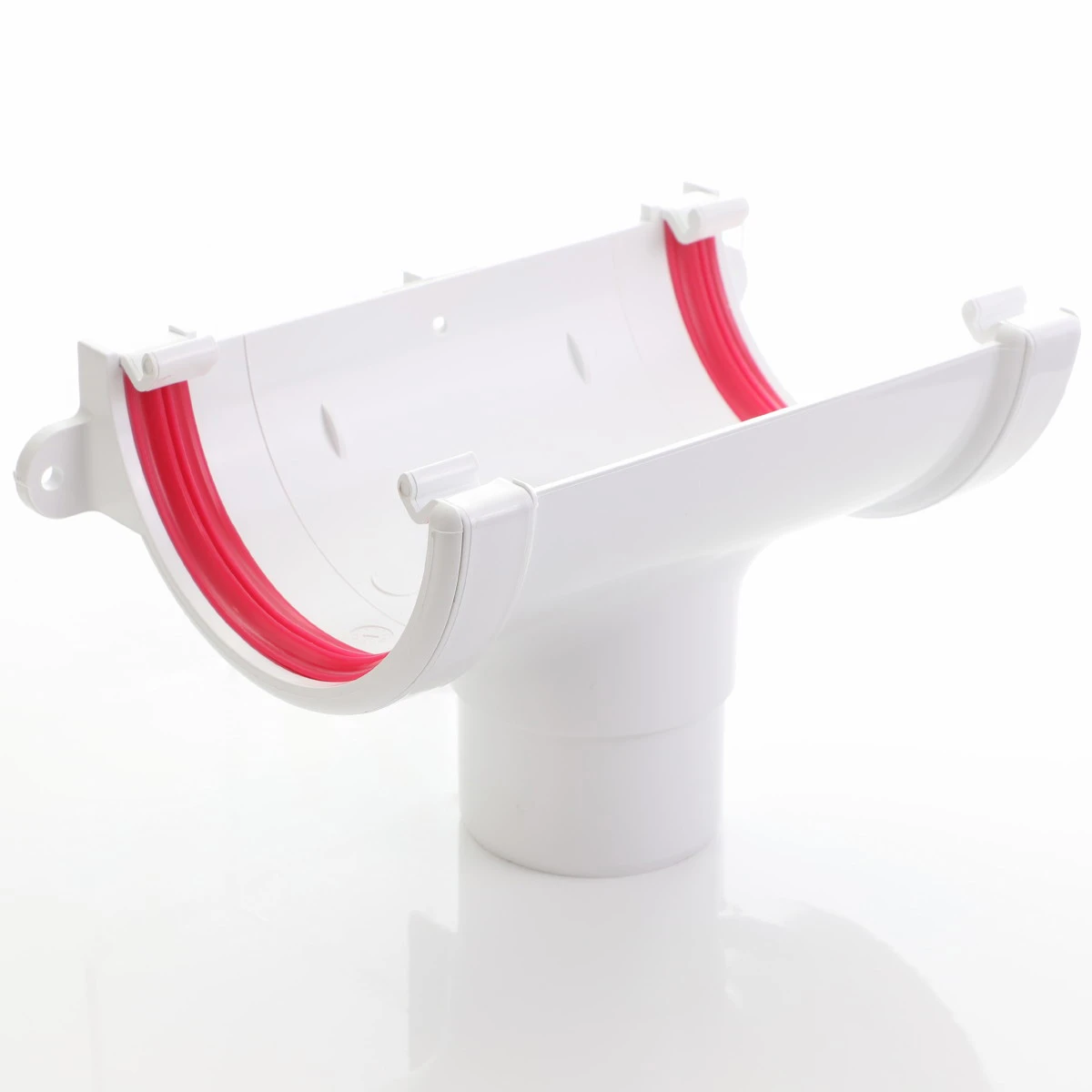 Half round u shaped gutter to catch rain water from a roof 112mm wide for normal sized homes