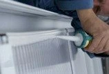 Applying silicone to sheet end closure