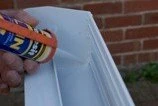 Applying silicone to inside edge