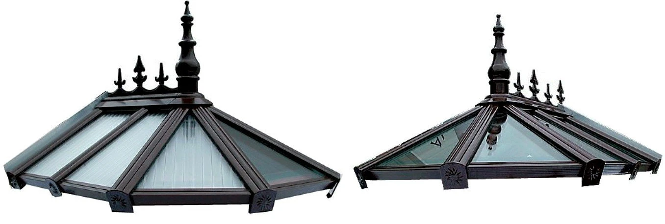 Polycarbonate or Glass Timber Supported Hip Roofs