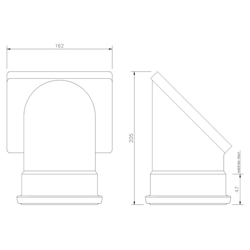 rodding eye for internal use an air tight version.