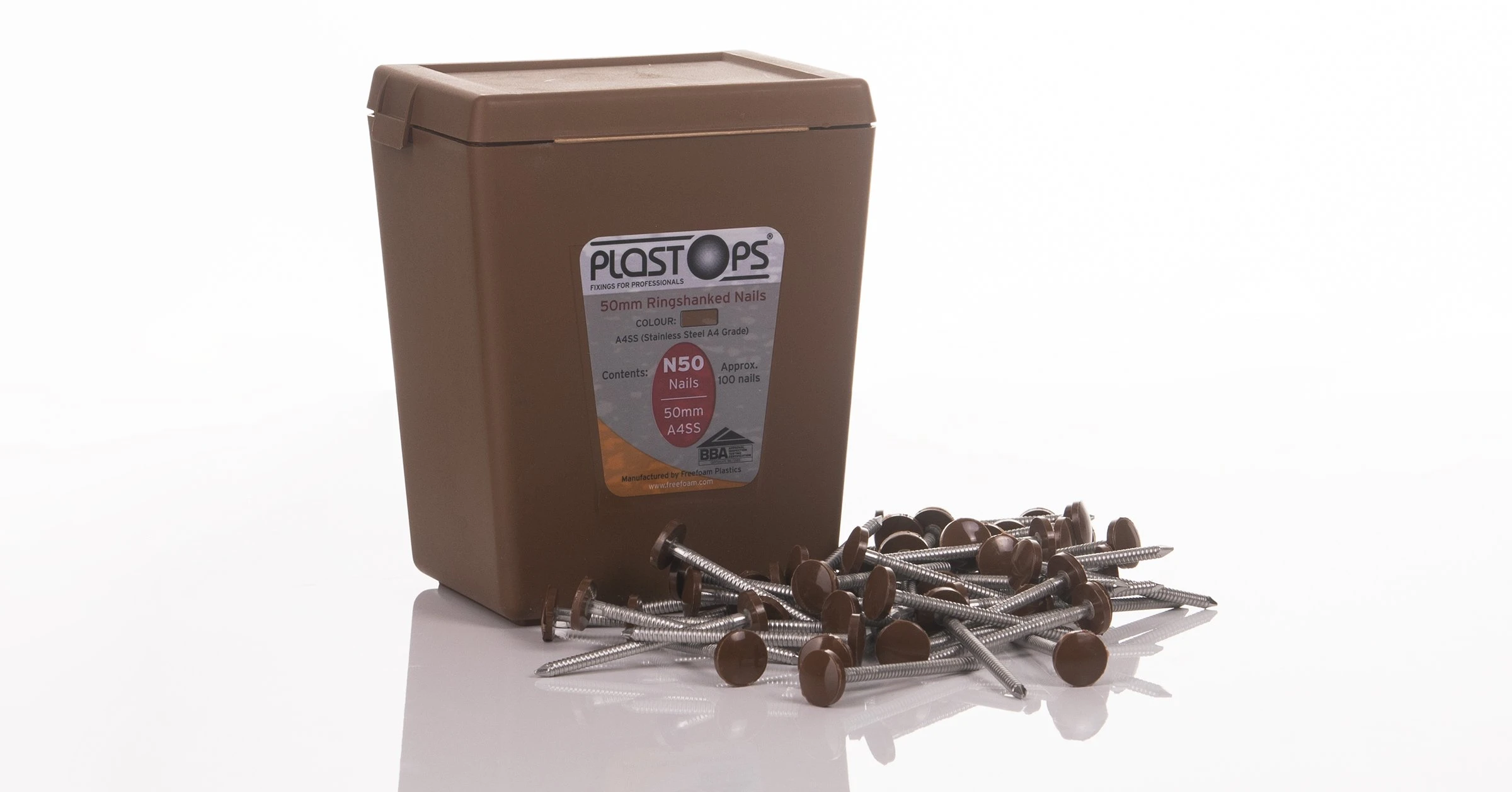 50 mm golden oak fascia fixing nails