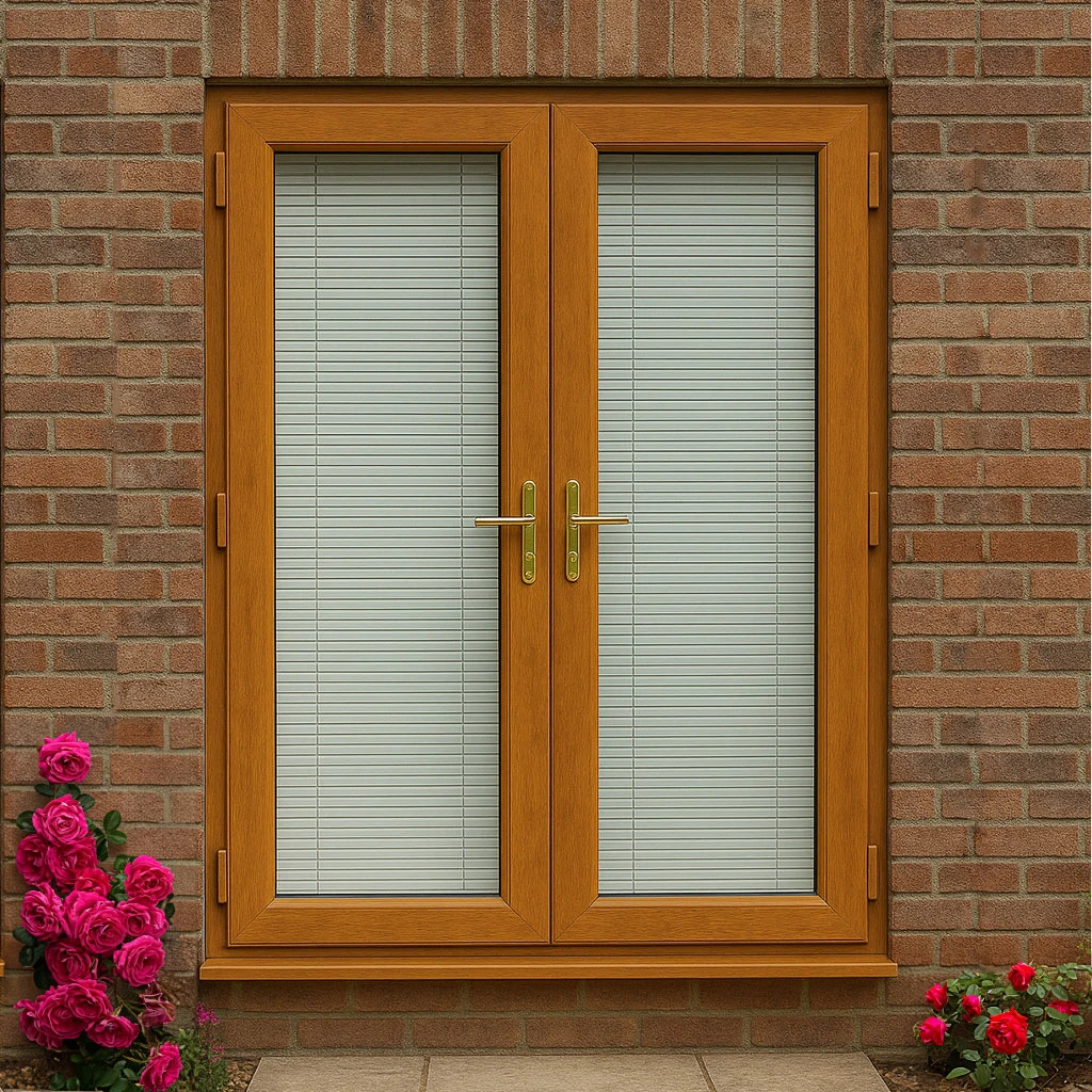 Oak UPVC French Doors