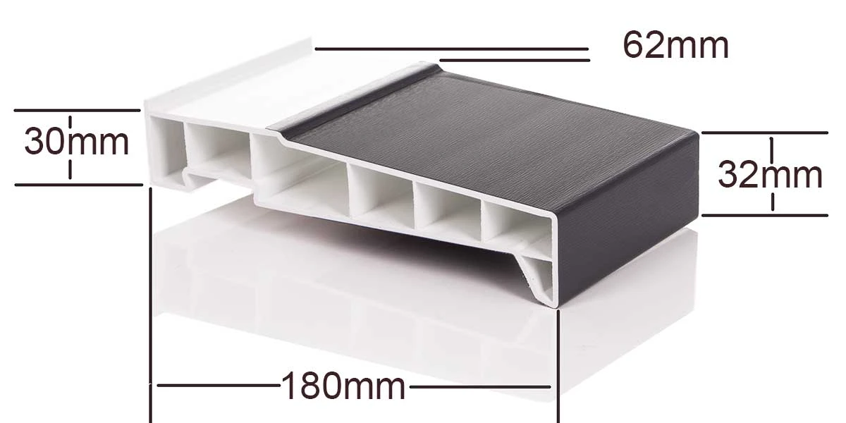 180mm Sill Anthracite Grey On White 180mm Sill is used where windows are set deeper into the brickwork