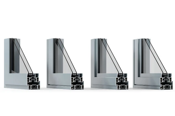 The frame design can be changed with optional profiles