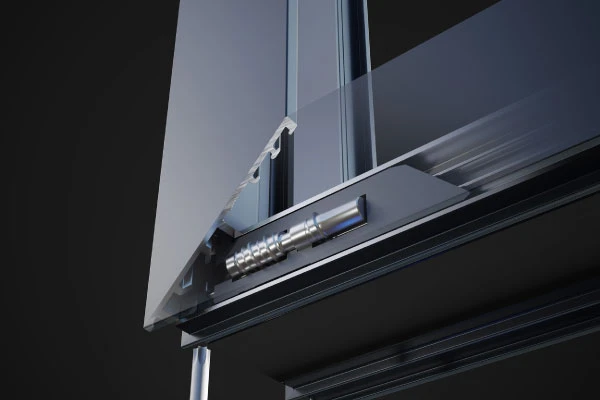 Special fixings in the corner ensure the frame is both beautiful and strong